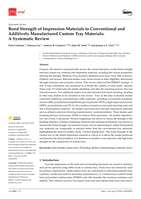Bond Strength of Impression Materials to Conventional and Additively Manufactured Custom Tray Materials: A Systematic Review
