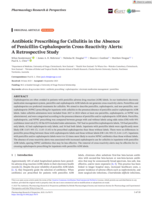 Antibiotic Prescribing for Cellulitis in the Absence of Penicillin-Cephalosporin Cross-Reactivity Alerts: A Retrospective Study