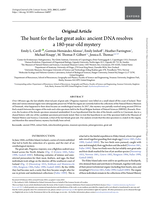 The hunt for the last great auks: ancient DNA resolves a 180-year-old mystery