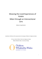 Weaving the Lived Experiences of Kaiako Māori through an Intersectional Lens