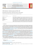Social disclosure, business groups and firm risk