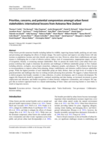 Priorities, concerns, and potential compromises amongst urban forest stakeholders: international lessons from Aotearoa New Zealand