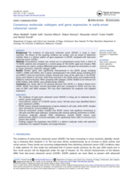 Consensus molecular subtypes and gene expression in early-onset colorectal cancer