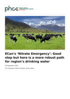 ECan's 'Nitrate Emergency': Good step but here is a more robust path for region's drinking water