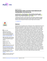 Dehydration does not drive host behavioural manipulation by hairworms