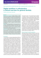 Digital workflow in orthodontics: a clinical overview for general dentists
