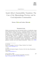South Africa’s Sustainability Transition: The Case of the Mpumalanga Province and its Coal-dependent Communities