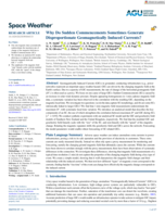 Why Do Sudden Commencements Sometimes Generate Disproportionate Geomagnetically Induced Currents?