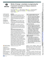 Winds of change: a stocktake on progressing the Framework Convention on Tobacco Control in Indigenous contexts