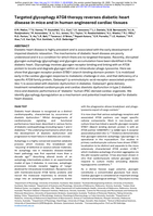 Targeted glycophagy ATG8 therapy reverses diabetic heart disease in mice and in human engineered cardiac tissues
