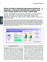 Efficacy and Safety of Guselkumab Subcutaneous Induction and Maintenance in Participants With Moderately to Severely Active Crohn’s Disease: Results From the Phase 3 GRAVITI Study