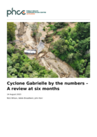 Cyclone Gabrielle by the numbers – A review at six months
