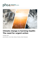 Climate change is harming health: The need for urgent action