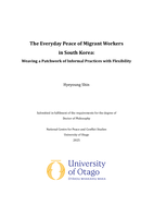 The Everyday Peace of Migrant Workers in South Korea: Weaving a Patchwork of Informal Practices with Flexibility