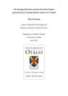 The foraging behaviour and diet of tawaki (<em>Eudyptes pachyrhynchus</em>) in Tamatea/Dusky Sound, New Zealand