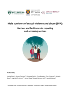Male survivors of sexual violence and abuse (SVA): barriers and facilitators to reporting and accessing services