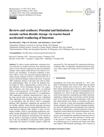Potential and limitations of oceanic carbon dioxide storage via reactor-based accelerated weathering of limestone