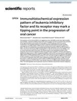 Immunohistochemical expression pattern of leukemia inhibitory factor and its receptor may mark a tipping point in the progression of oral cancer