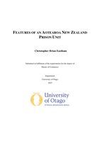 Features of an Aotearoa New Zealand Prison Unit
