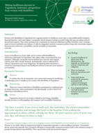 Making healthcare journeys in Yogyakarta, Indonesia: perspectives from women with disabilities