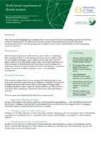 The work travel experiences of diverse women