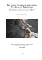 The Use of Southland Argillite in New Zealand Prehistory: Distribution, Chronology and Form