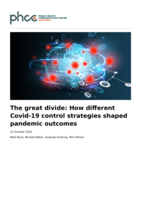 The great divide: How different Covid-19 control strategies shaped pandemic outcomes