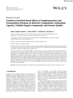 Cranberry-Enriched Mead: Effects of Supplementation and Fermentation Duration on Bioactive Composition, Antioxidant Capacity, Volatile Organic Compounds, and Sensory Quality