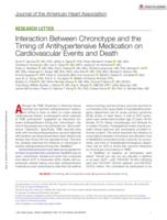 Interaction Between Chronotype and the Timing of Antihypertensive Medication on Cardiovascular Events and Death