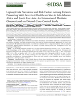 Leptospirosis Prevalence and Risk Factors Among Patients Presenting With Fever to 4 Healthcare Sites in Sub-Saharan Africa and South East Asia: An International Multisite Observational and Nested Case-Control Study