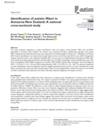 Identification of autistic Māori in Aotearoa New Zealand: A national cross-sectional study