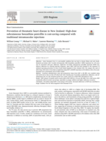 Prevention of rheumatic heart disease in New Zealand: High-dose subcutaneous benzathine penicillin is cost-saving compared to traditional intramuscular injections