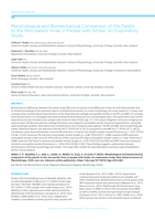 Morphological and biomechanical comparison of the paretic to the non-paretic knee in people with stroke: An exploratory study