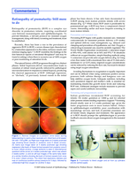 Retinopathy of prematurity: Still more to do