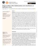 Using AI scribes in New Zealand primary care consultations: an exploratory survey