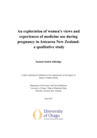 An exploration of women’s views and experiences of medicine use during pregnancy in Aotearoa New Zealand: a qualitative study
