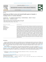 Exploring anti-Black racism and mental health equity in Canada: A scoping review of current literature