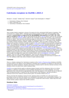 Calcitonin receptors in GtoPdb v.2025.3