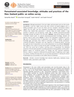 Paracetamol-associated knowledge, attitudes and practices of the New Zealand public: an online survey