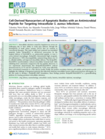 Cell-Derived Nanocarriers of Apoptotic Bodies with an Antimicrobial Peptide for Targeting Intracellular S. aureus Infections