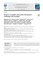 Progress in peptide and protein therapeutics: Challenges and strategies