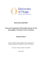 Nanoscale Organisation of Ryanodine Receptor II and Junctophilin-2 in Human Atrial Arrhythmia