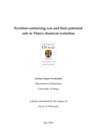 Pyridine-containing ices and their potential role in Titan's chemical evolution