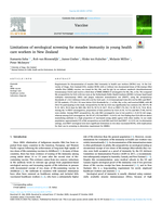 Limitations of serological screening for measles immunity in young health care workers in New Zealand