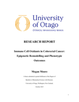 Immune Cell Oxidants in Colorectal Cancer: Epigenetic Remodeling and Phenotypic Outcomes