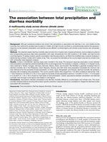 The association between total precipitation and diarrhea morbidity: A multicountry study across diverse climate zones
