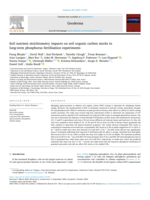 Soil nutrient stoichiometry impacts on soil organic carbon stocks in long-term phosphorus fertilisation experiments