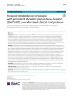 Stepped rehabilitation of people with persistent shoulder pain in New Zealand (StePS-NZ): a randomised clinical trial protocol