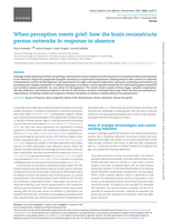 When Perception Meets Grief: How the Brain Reconstructs Person Networks in Response to Absence