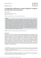 A reappraisal of deference to expert regulators in light of the end of the Chevron doctrine